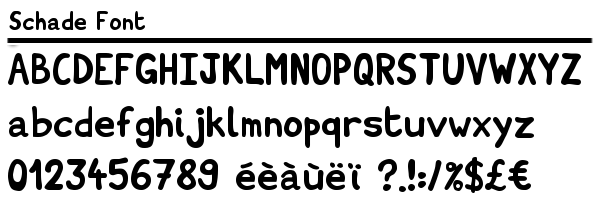 Police Schade Font